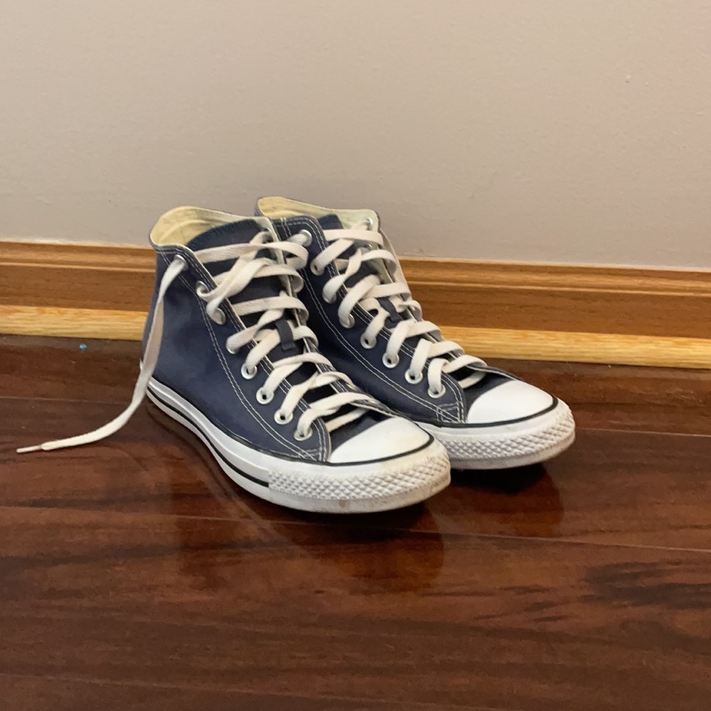Navy Blue Converse. Size 9 Women’s.